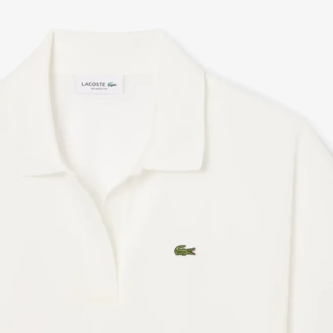 Relaxed fit piqué Polo voor dames