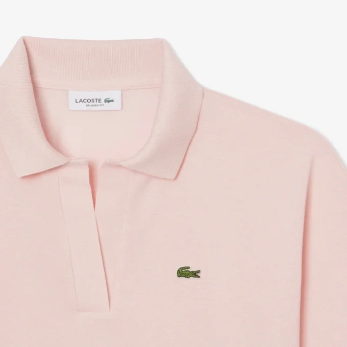 Relaxed fit piqué Polo voor dames