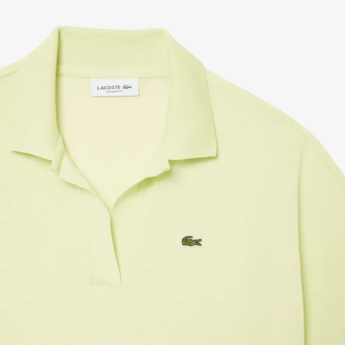Relaxed fit piqué Polo voor dames