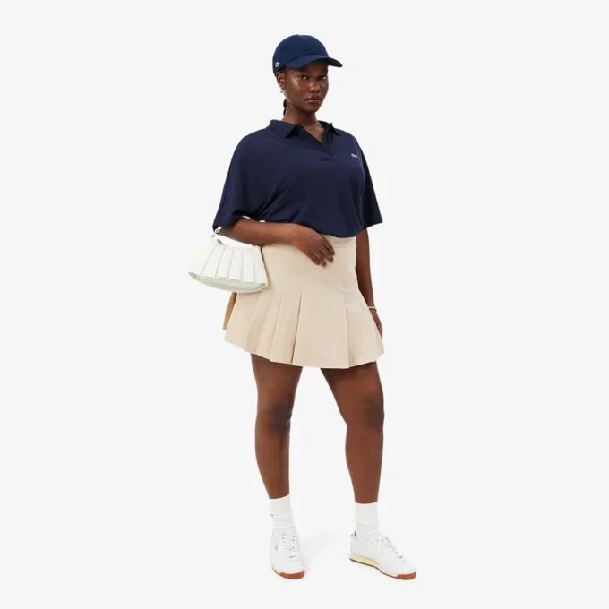 Relaxed fit piqué Polo voor dames