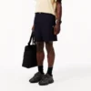 Relaxed fit popeline short voor heren