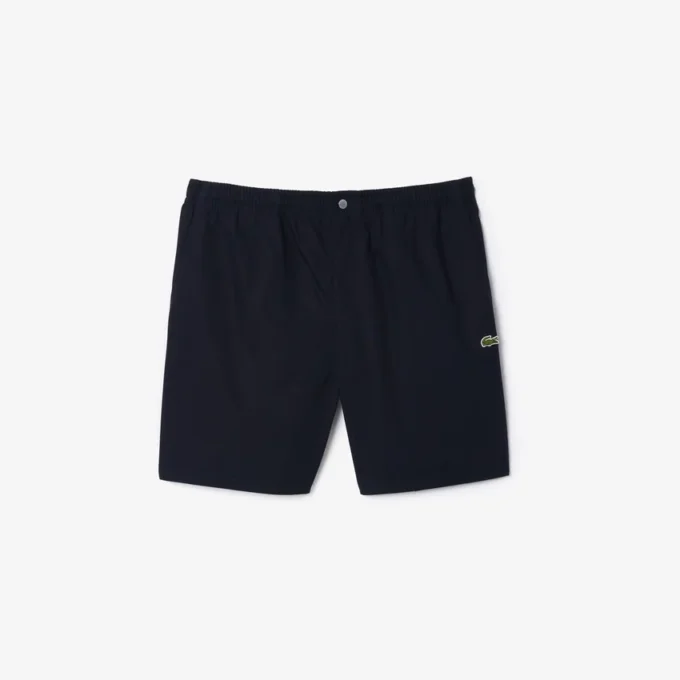 Relaxed fit popeline short voor heren