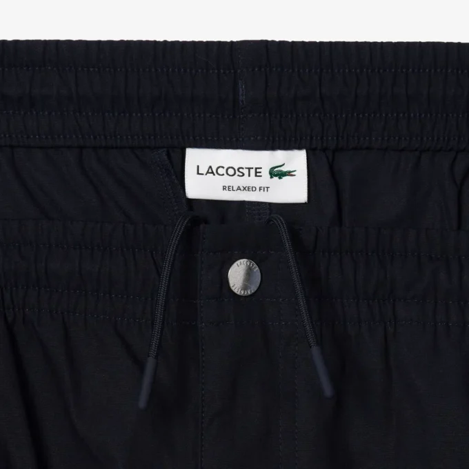 Relaxed fit popeline short voor heren