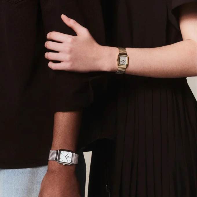 Rena stalen horloge