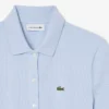 Romper met stretch piqué polokraag