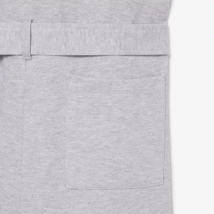 Romper met stretch piqué polokraag