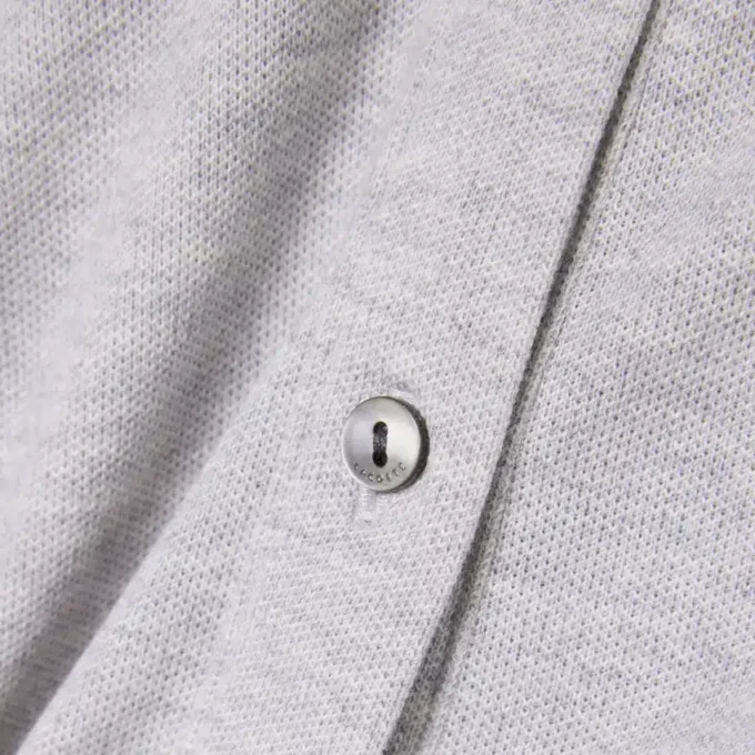 Romper met stretch piqué polokraag