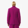 Runway-blazer van gemarmerde wol met dubbele knoopsluiting