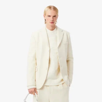 Runway-blazer van zuivere scheerwol