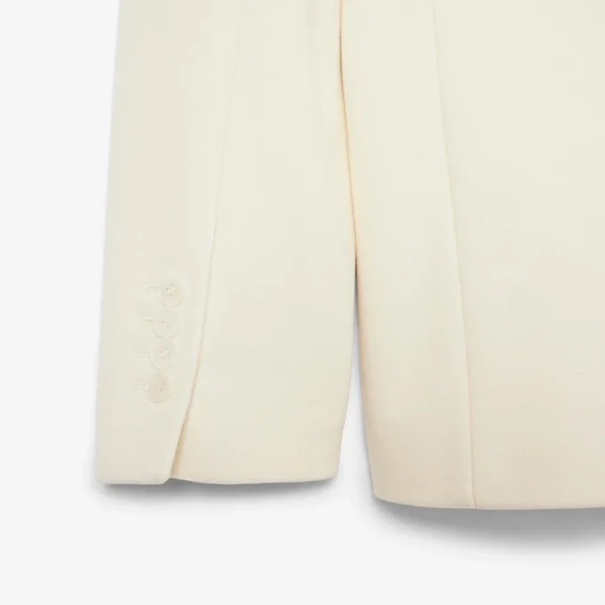 Runway-blazer van zuivere scheerwol