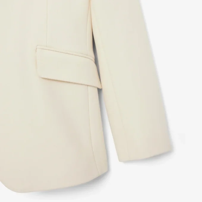 Runway-blazer van zuivere scheerwol