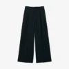 Runway breedvallende, getailleerde wollen broek