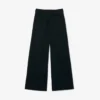 Runway breedvallende, getailleerde wollen broek