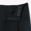 Runway breedvallende, getailleerde wollen broek