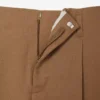 Runway breedvallende, getailleerde wollen broek