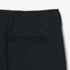 Runway breedvallende, getailleerde wollen broek