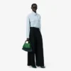 Runway-broek met wijde pasvorm van wolmix The Blend