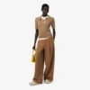 Runway-broek met wijde pasvorm van wolmix The Blend