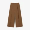 Runway-broek met wijde pasvorm van wolmix The Blend