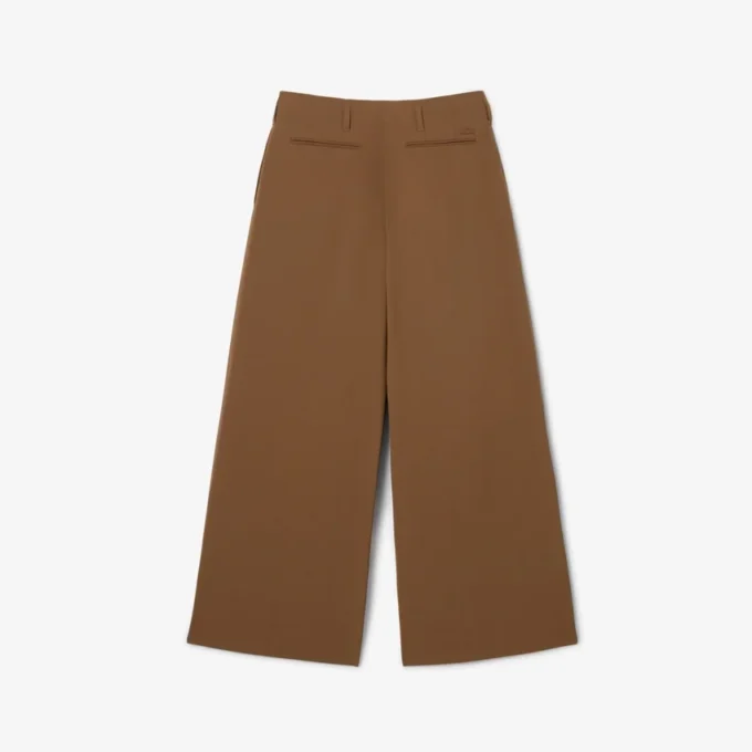 Runway-broek met wijde pasvorm van wolmix The Blend