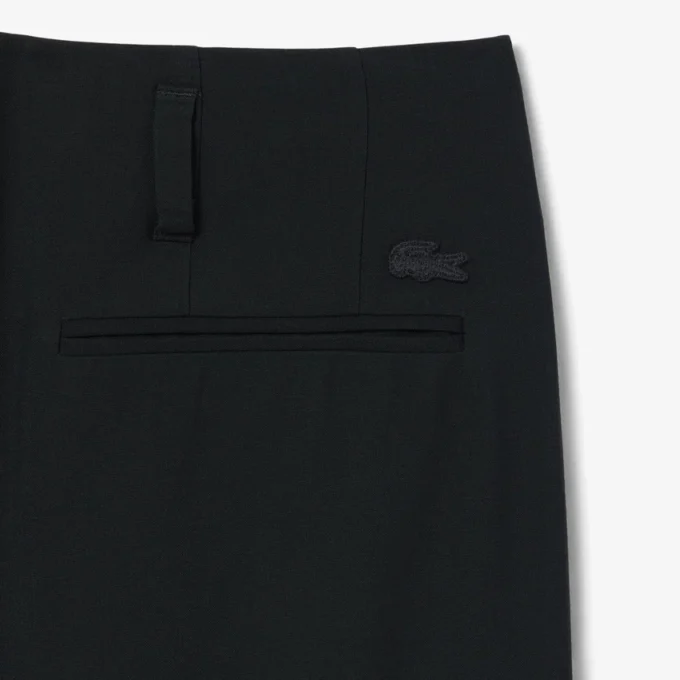 Runway-broek met wijde pasvorm van wolmix The Blend