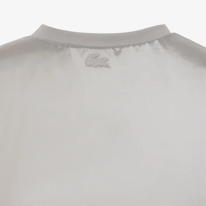 Runway glanzend gewatteerd T-shirt