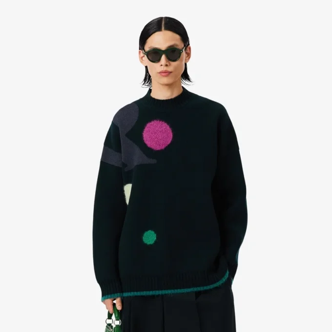 Runway Graphic Jacquard-trui