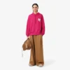 Runway-hoodie met badge-accent