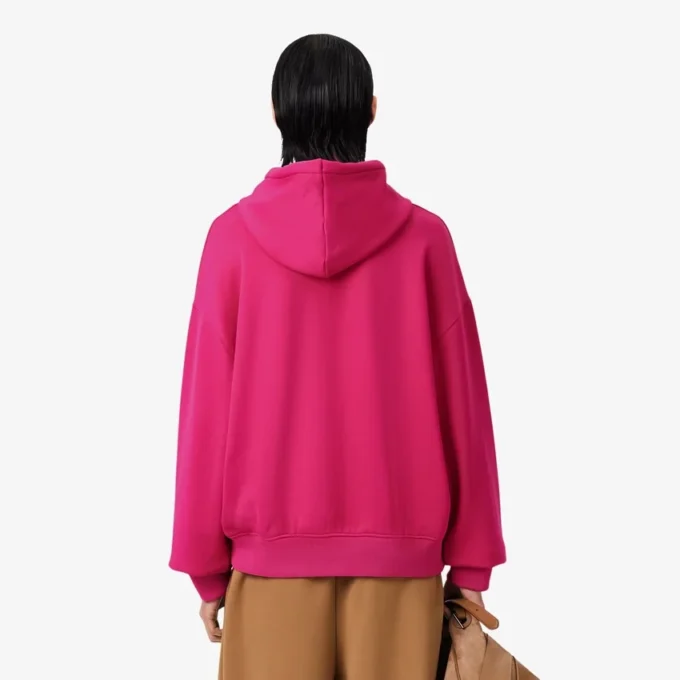 Runway-hoodie met badge-accent