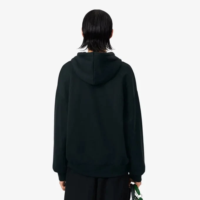 Runway-hoodie met badge-accent