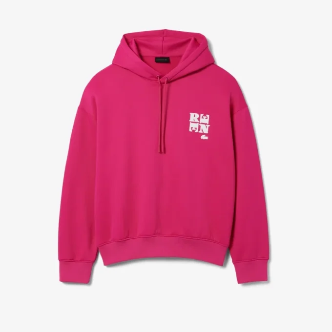 Runway-hoodie met badge-accent
