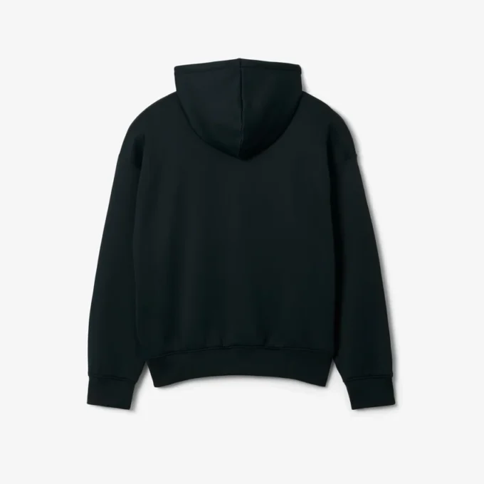 Runway-hoodie met badge-accent