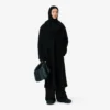 Runway-jas van gekookte wol