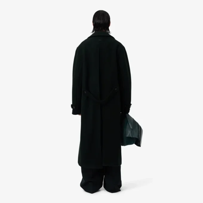 Runway-jas van gekookte wol