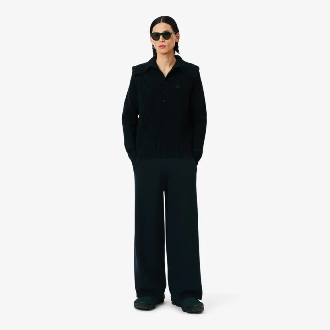 Runway joggingbroek van gevilt wol