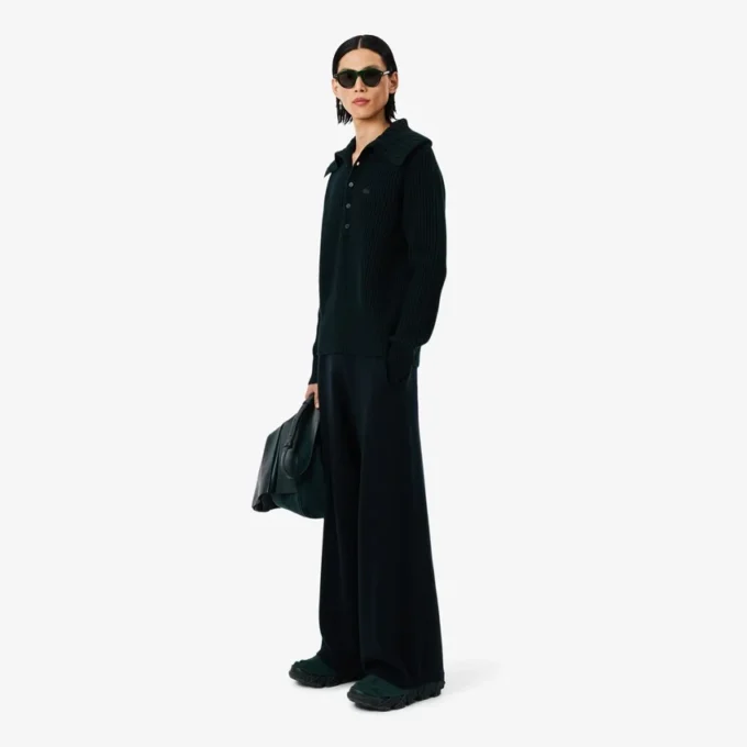 Runway joggingbroek van gevilt wol
