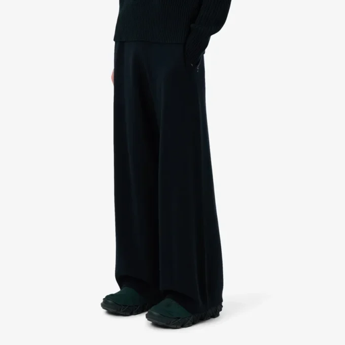 Runway joggingbroek van gevilt wol