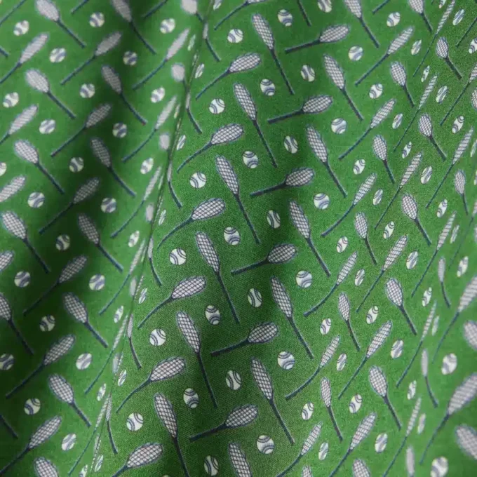Runway-jurk met sjaalkraag en print