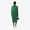 Runway-jurk met sjaalkraag en print