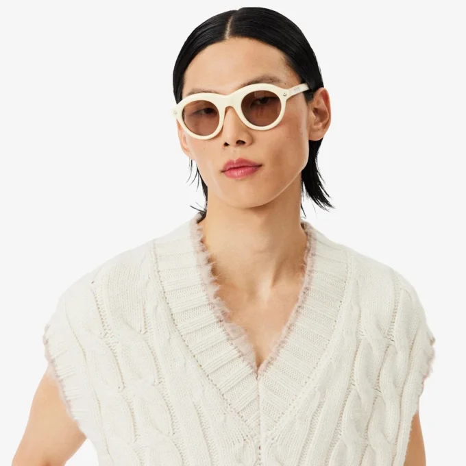 Runway kabelgebreid wollen vest
