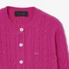 Runway kasjmier vest met kabelpatroon