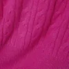 Runway kasjmier vest met kabelpatroon