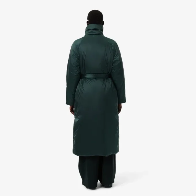 Runway lang iriserend jasje met pofmouwen