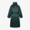 Runway lang iriserend jasje met pofmouwen