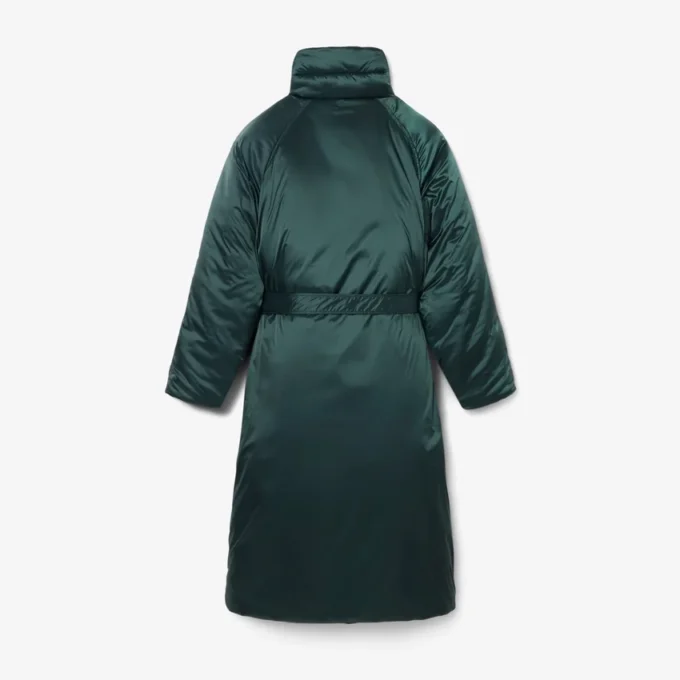 Runway lang iriserend jasje met pofmouwen