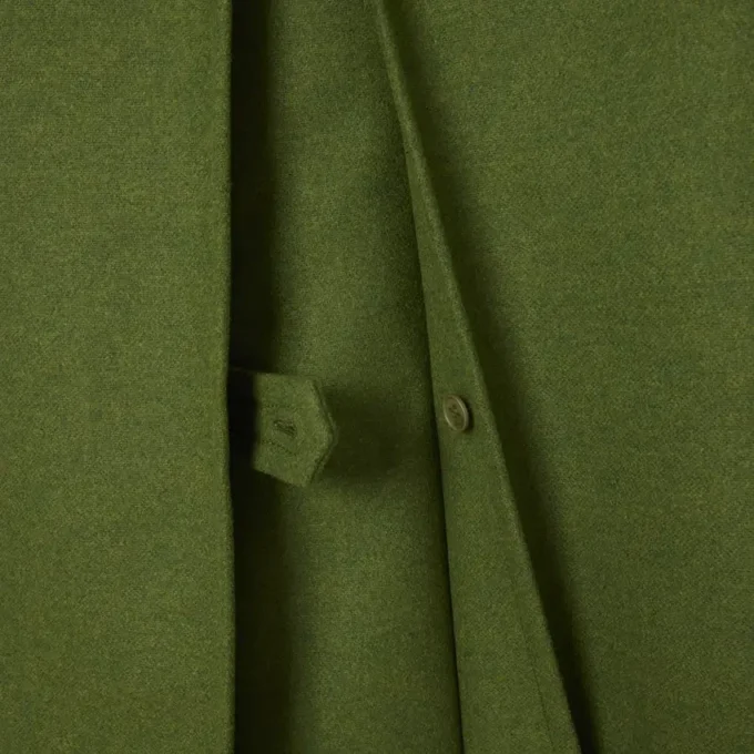 Runway lange peacoat van slubwol