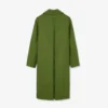 Runway lange peacoat van slubwol