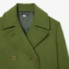 Runway lange peacoat van slubwol