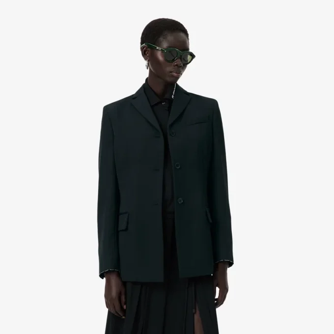 Runway lichtgewicht wollen blazer