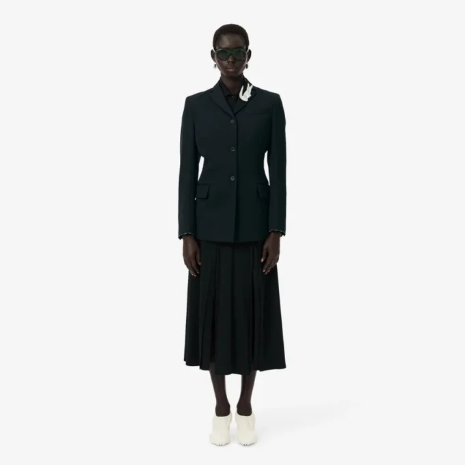 Runway lichtgewicht wollen blazer